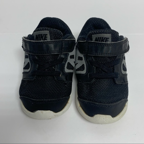 Nike Downshifter | Infant Size 7C | Black/Gray Baby Sneakers Shoes - Picture 2 of 9